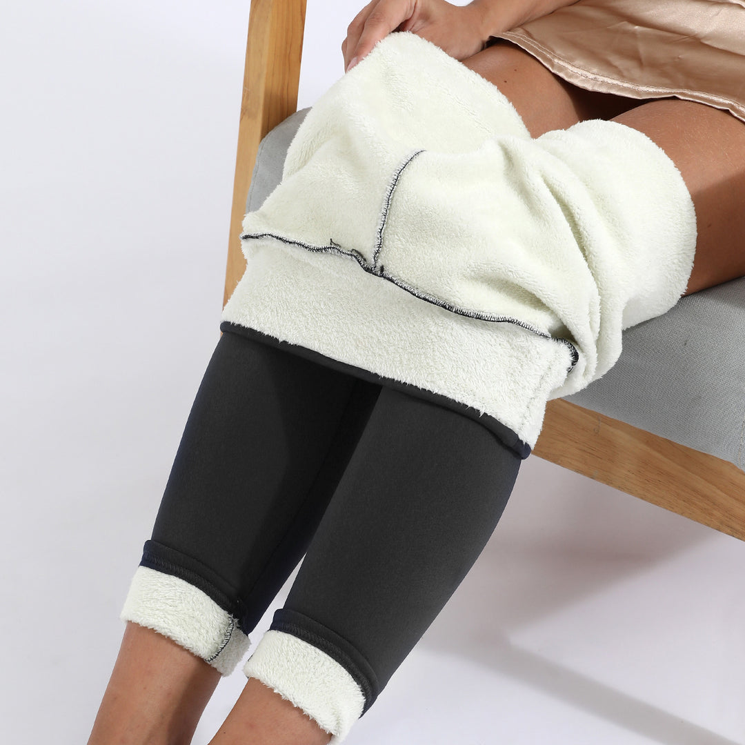 Plüsch Winter-Leggings - beautything