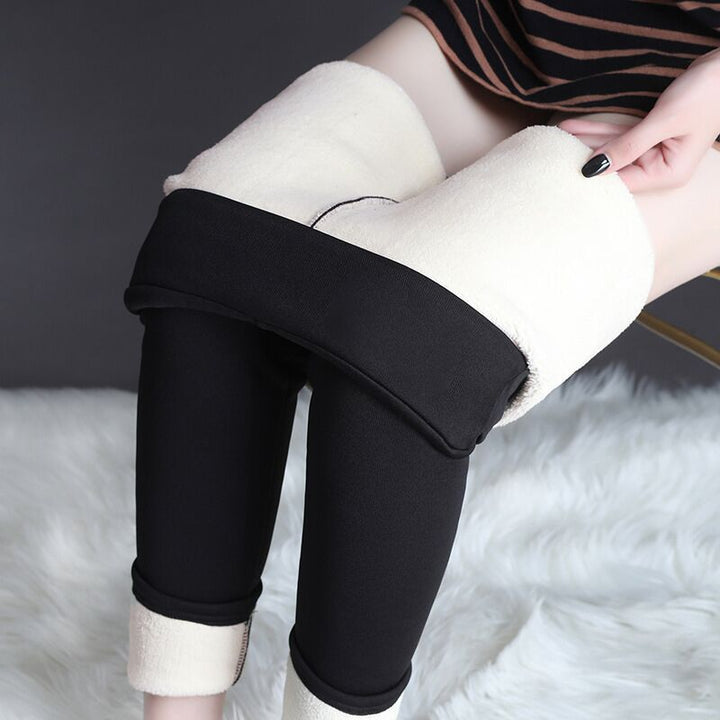 Plüsch Winter-Leggings - beautything