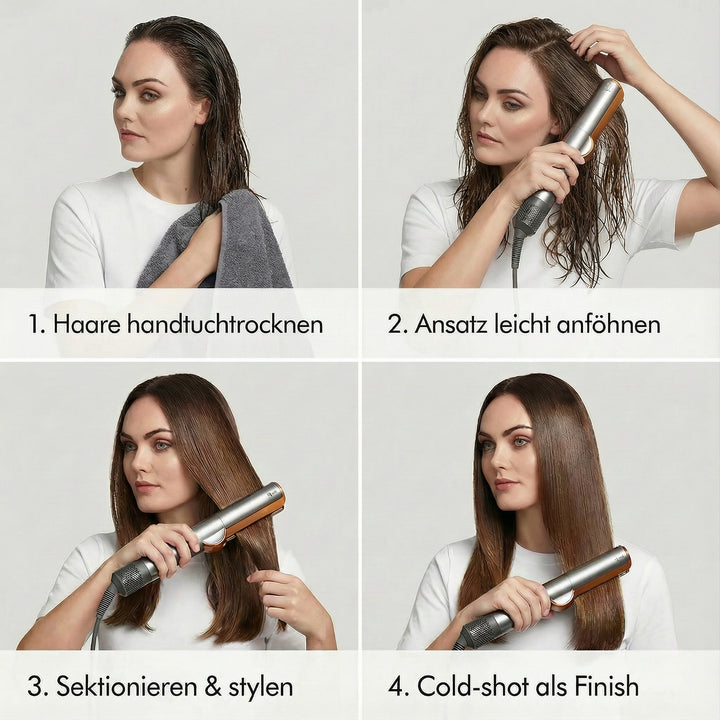 AirStraight™ – Glätten mit Luft statt Hitze